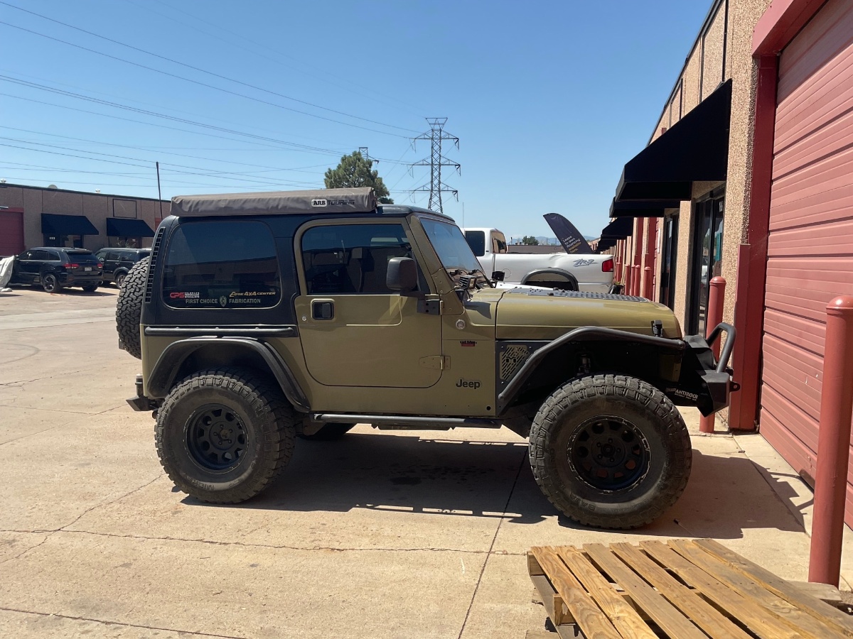 1997 Jeep Wrangler TJ on Fox parts