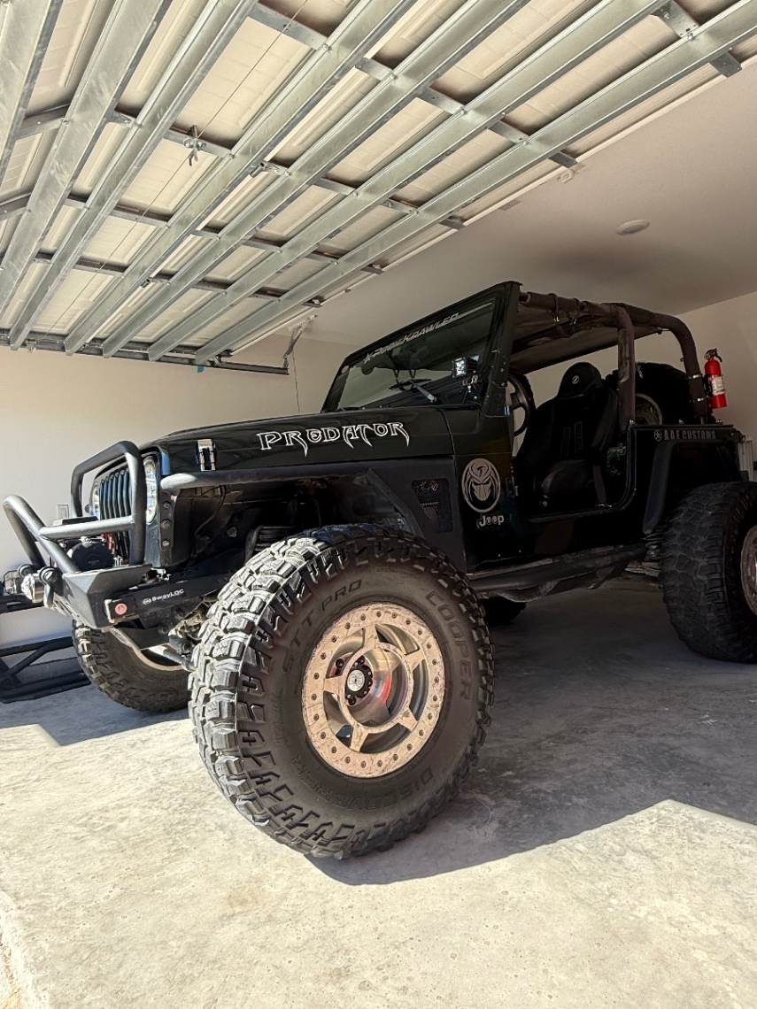 1998 Jeep Wrangler on Off Road Only parts