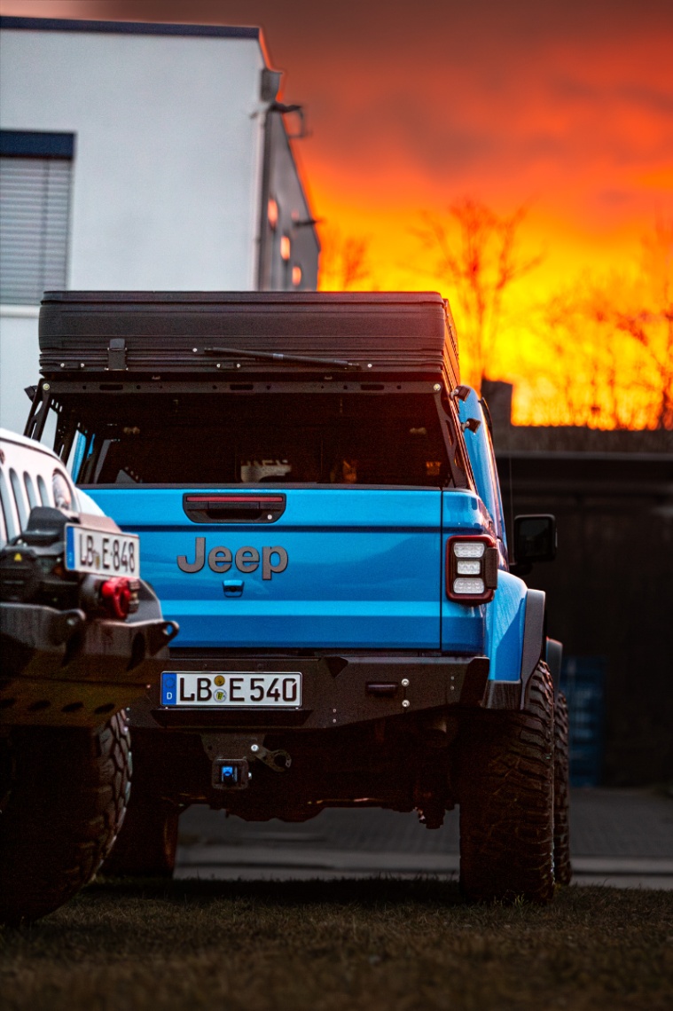 2020 Jeep Gladiator on Steer Smarts parts