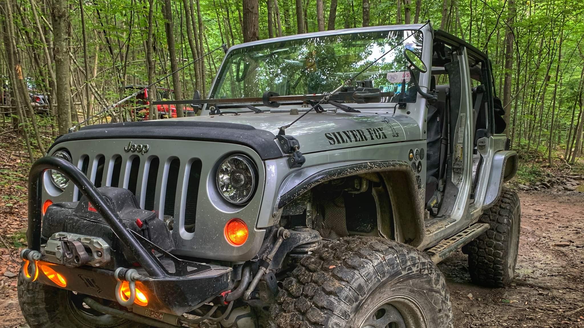 2008 Jeep Wrangler JKU on Hyline Offroad parts