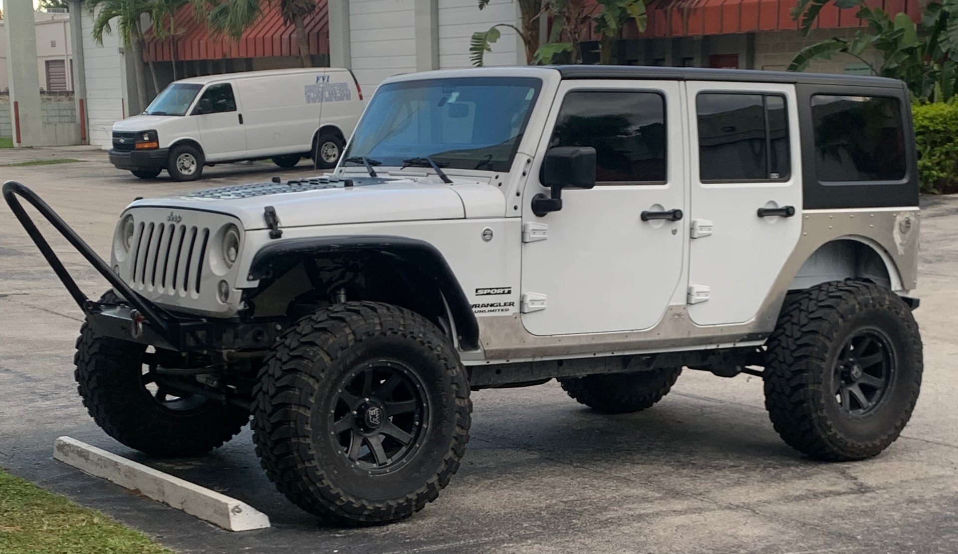 2016 Jeep Wrangler JKU on Rock Hard 4x4 parts