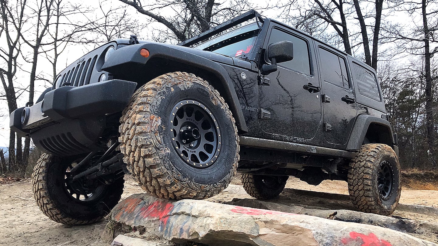 2017 Jeep Wrangler on Pro Comp Xtreme MT2