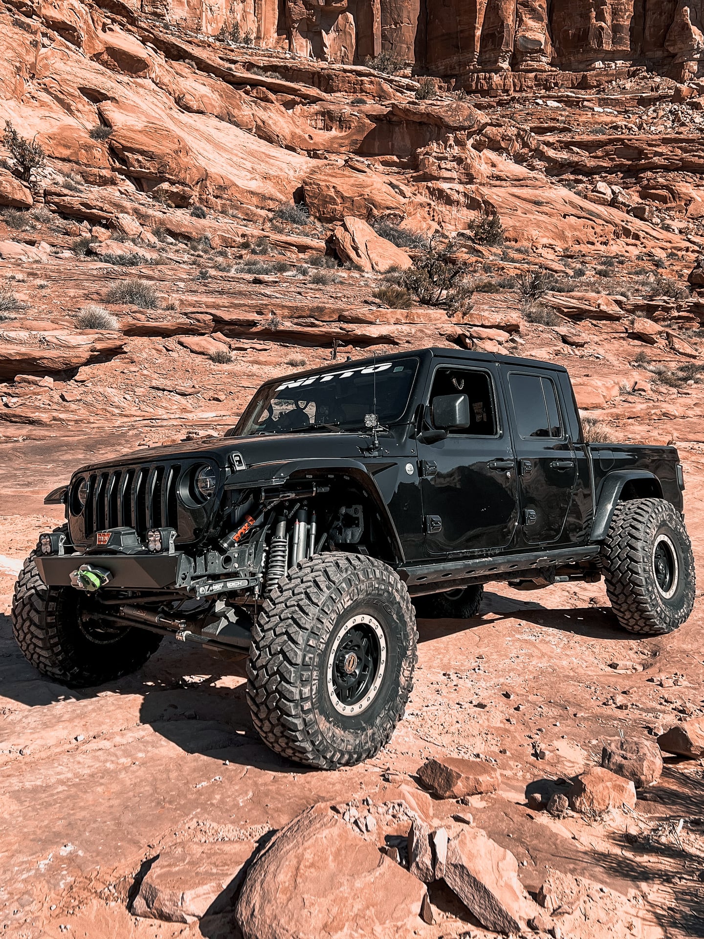 2020 Jeep Gladiator JT on EVO suspension parts