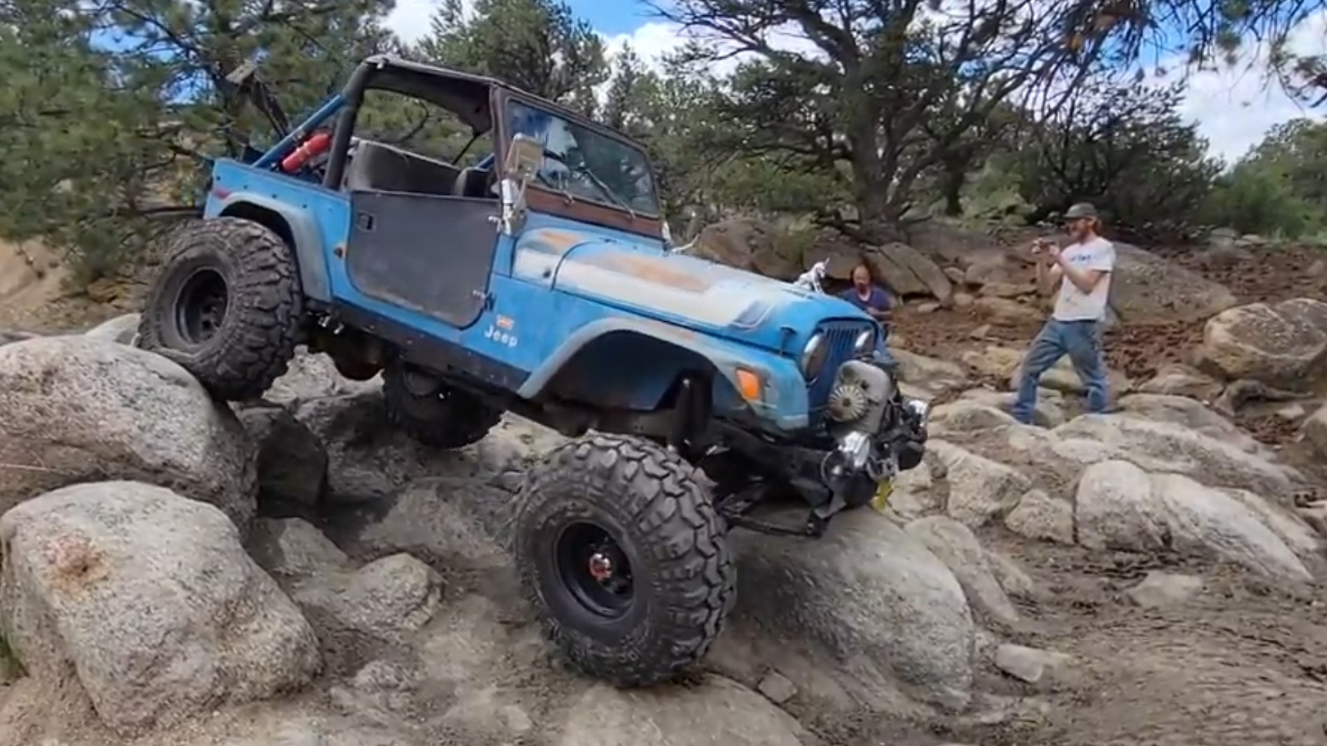 1976 Jeep CJ-7 on Liquid Iron Industries parts