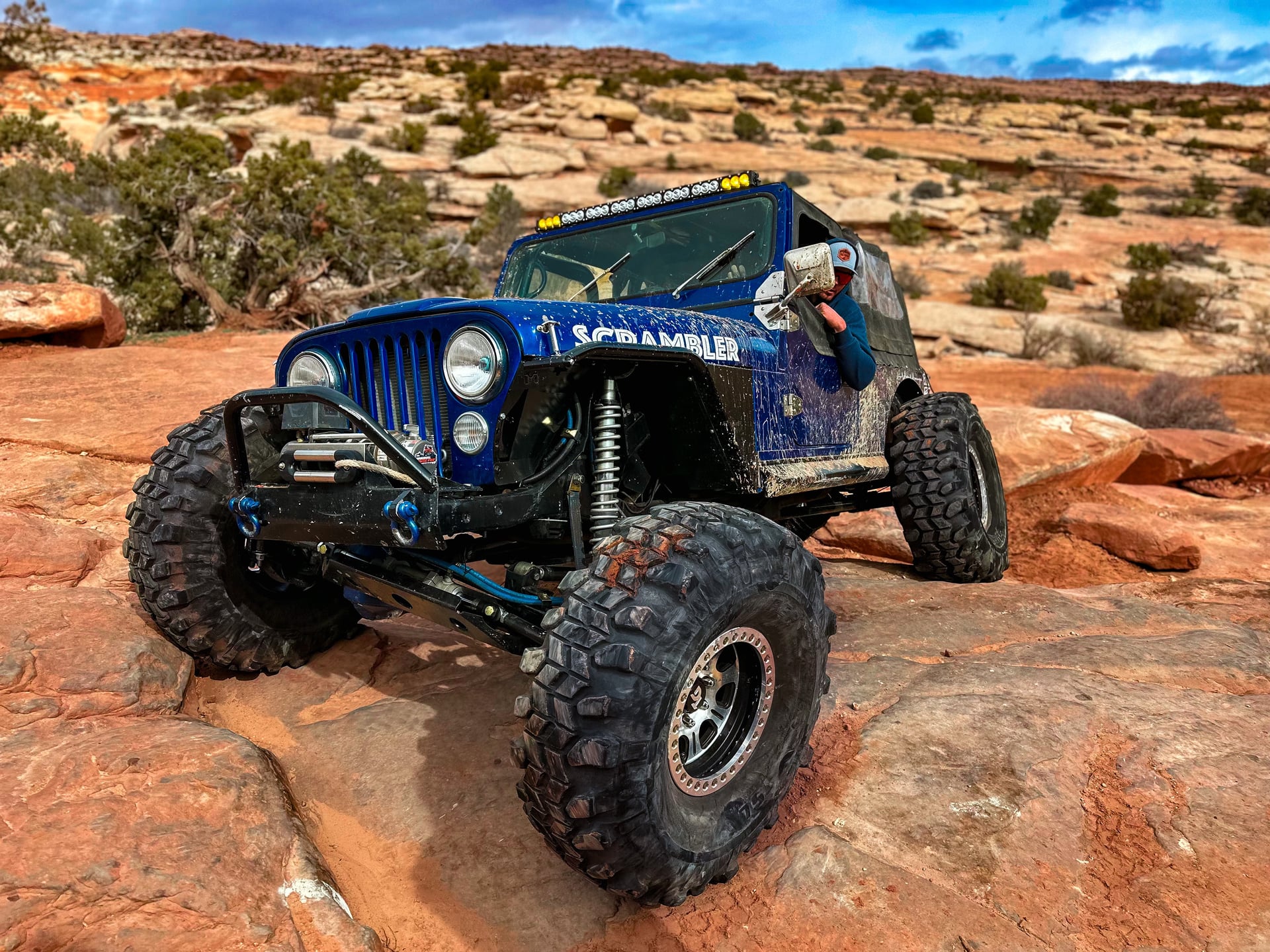 1982 Jeep Scrambler CJ-8 on Busted Knuckle parts