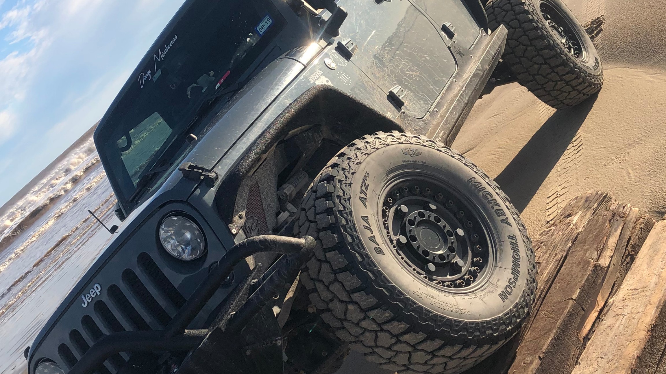 2015 Jeep Wrangler on Bestop Sunrider for Hardtop