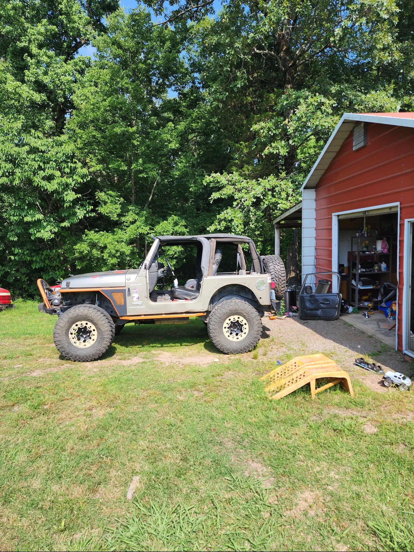 2003 Jeep Wrangler TJ on Yukon drivetrain parts