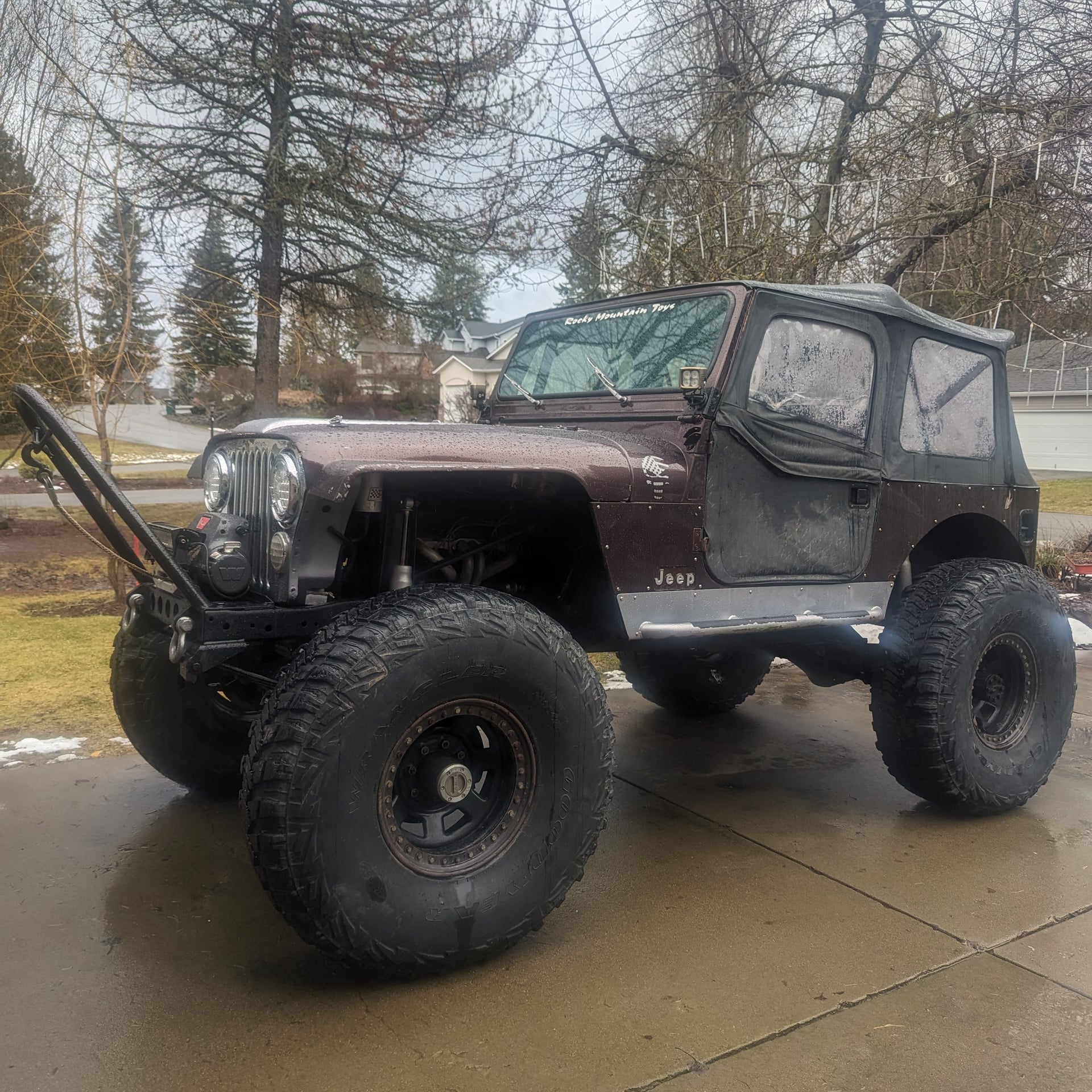 1980 Jeep CJ-7 on Advanced Adapters parts
