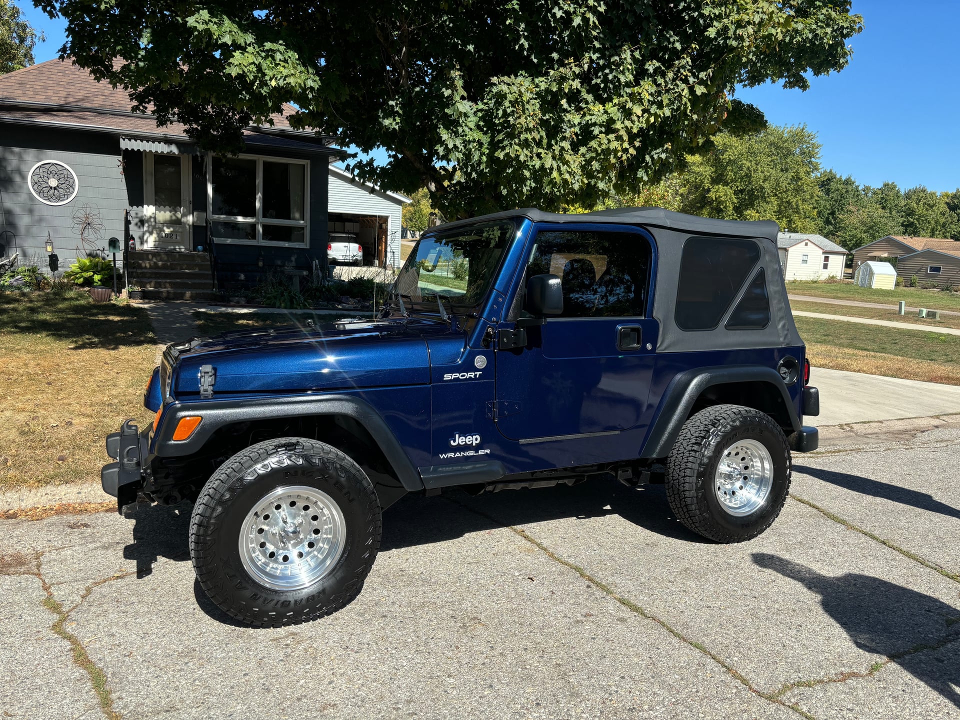 2006 Jeep Wrangler on GenRight parts