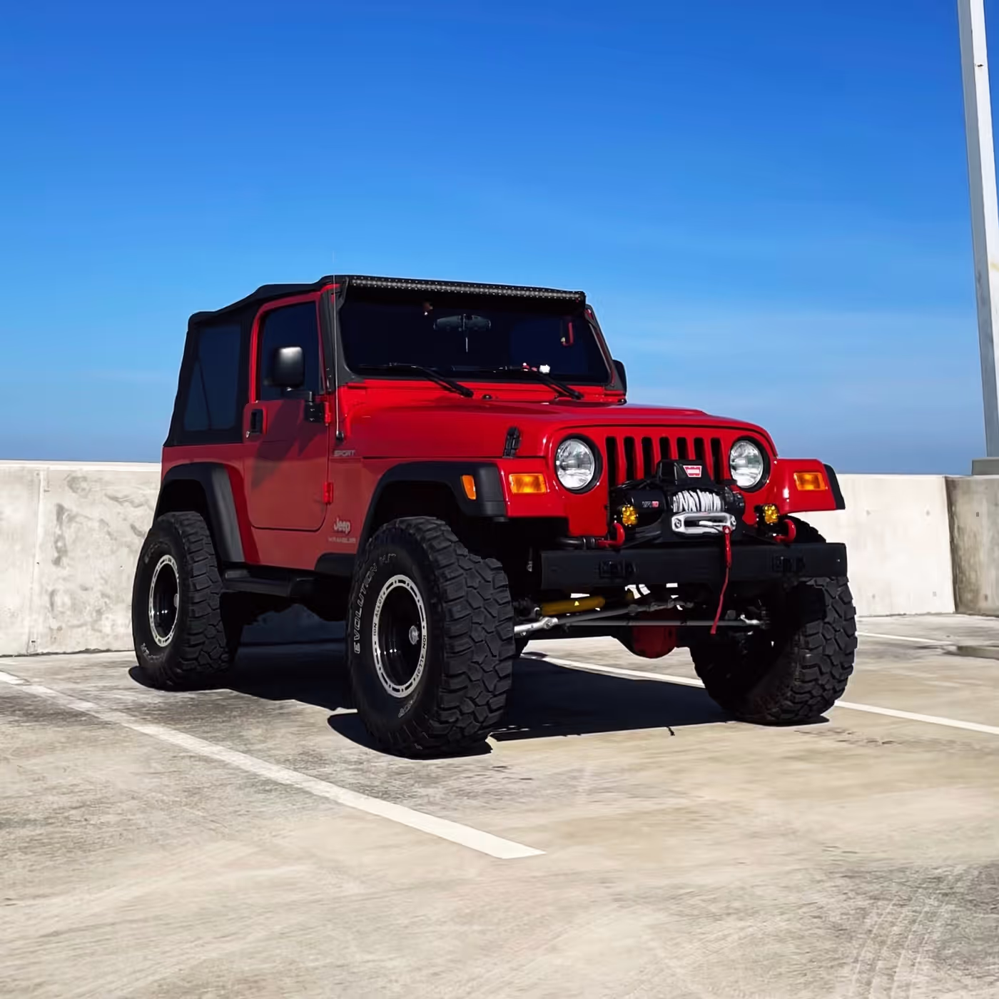 2006 Jeep Wrangler TJ on Mopar parts
