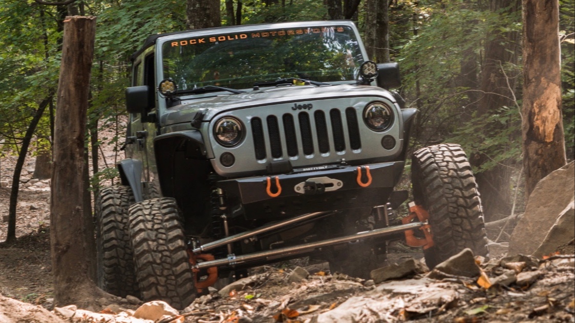 2015 Jeep Wrangler JKU on Rock Solid Fab parts