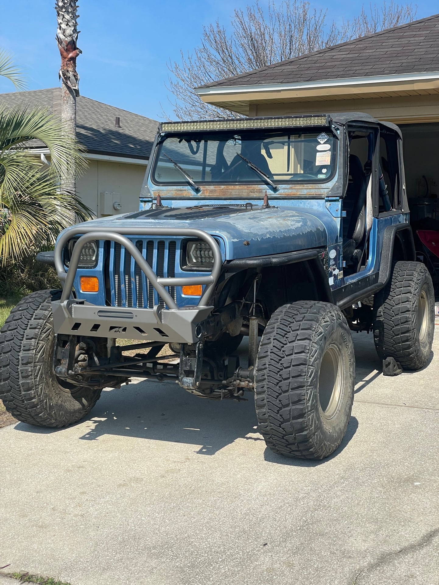 1988 Jeep Wrangler YJ on Goodyear Wrangler MT/R