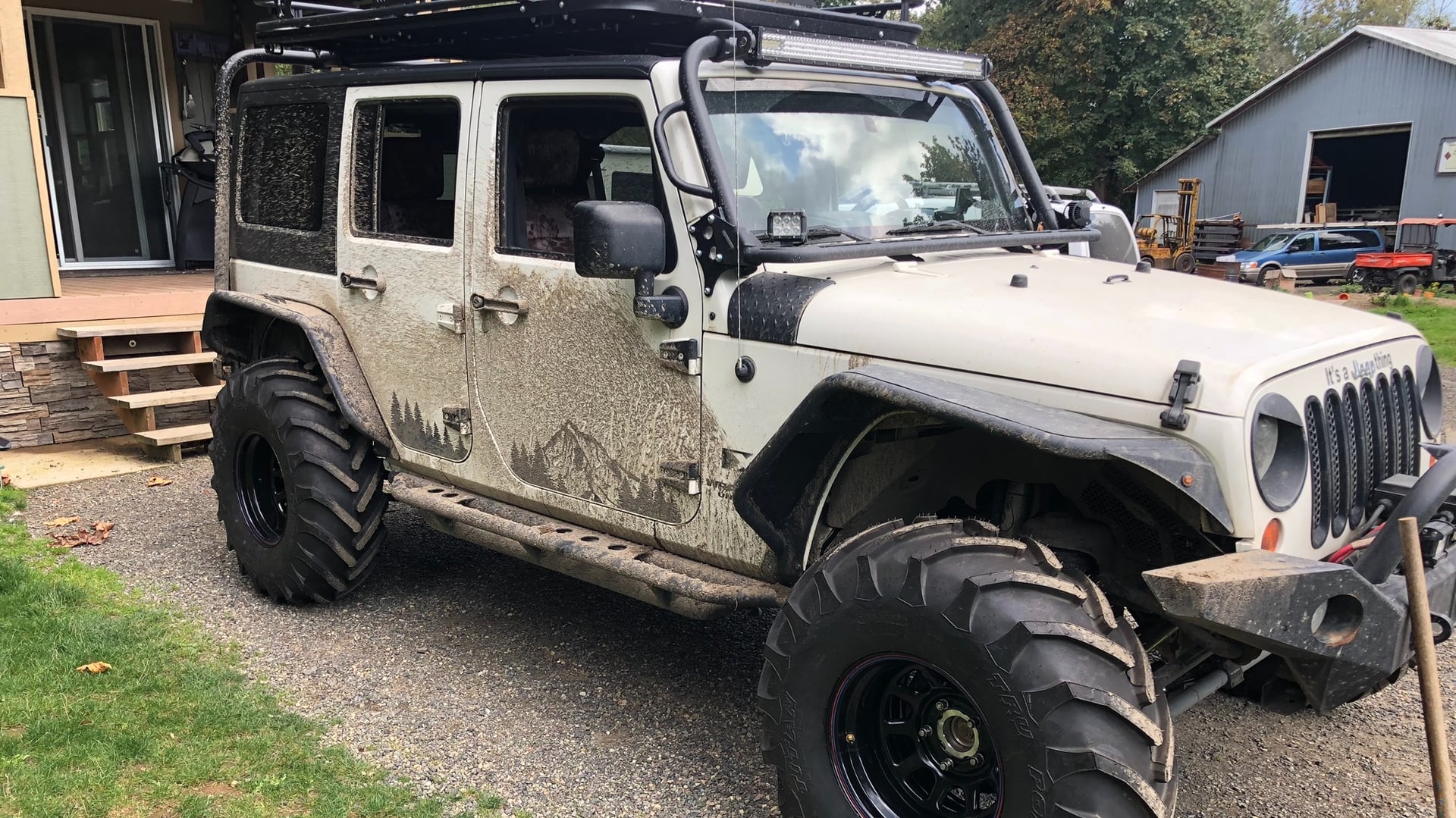2008 Jeep Wrangler JKU on American Iron parts