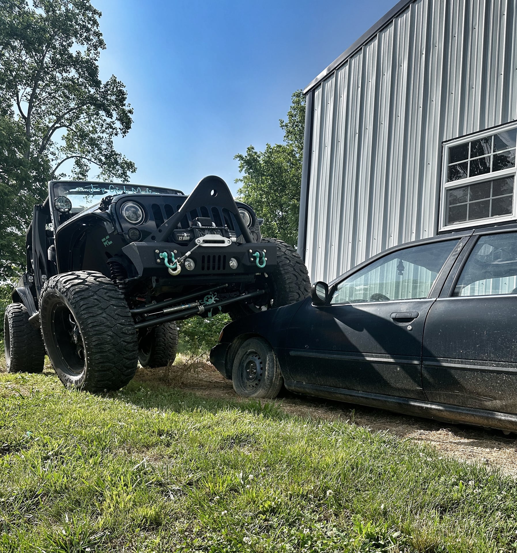 2013 Jeep Wrangler JKU on JKS parts