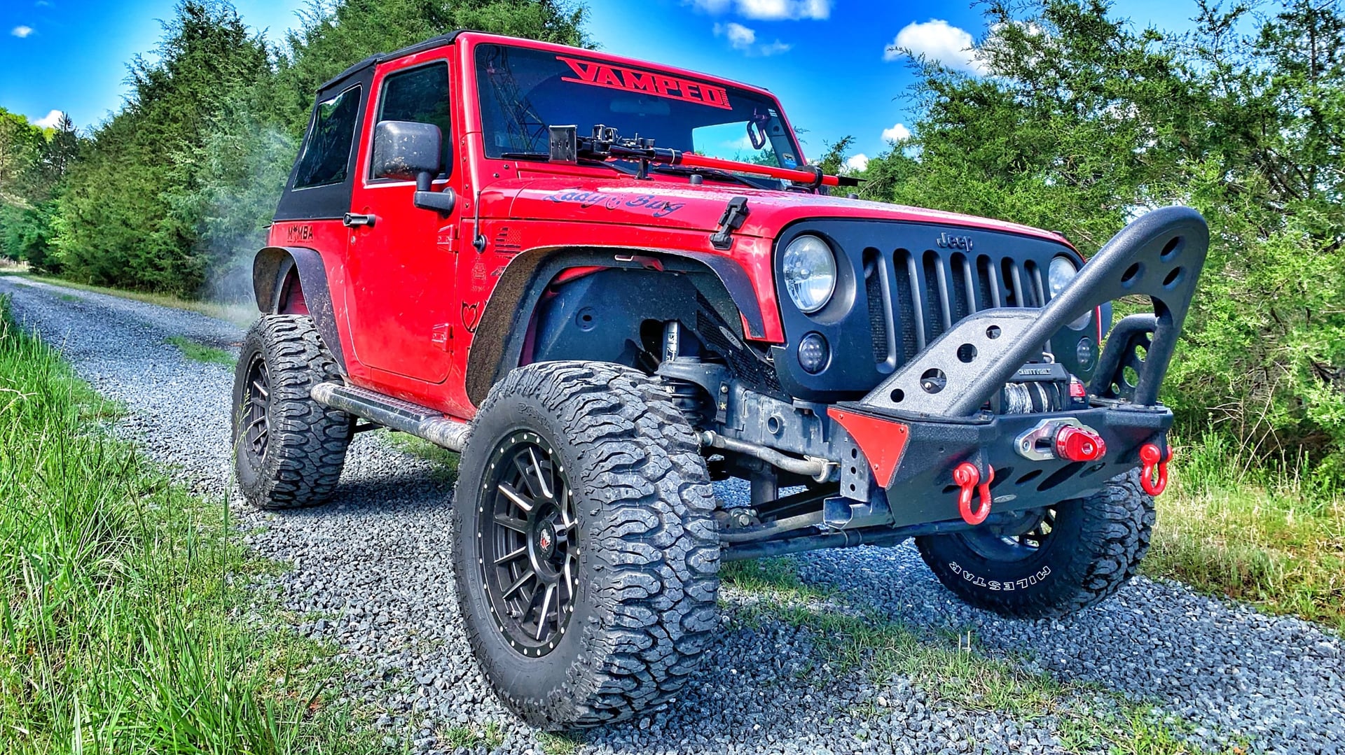 2008 Jeep Wrangler JK on American Trail Products parts