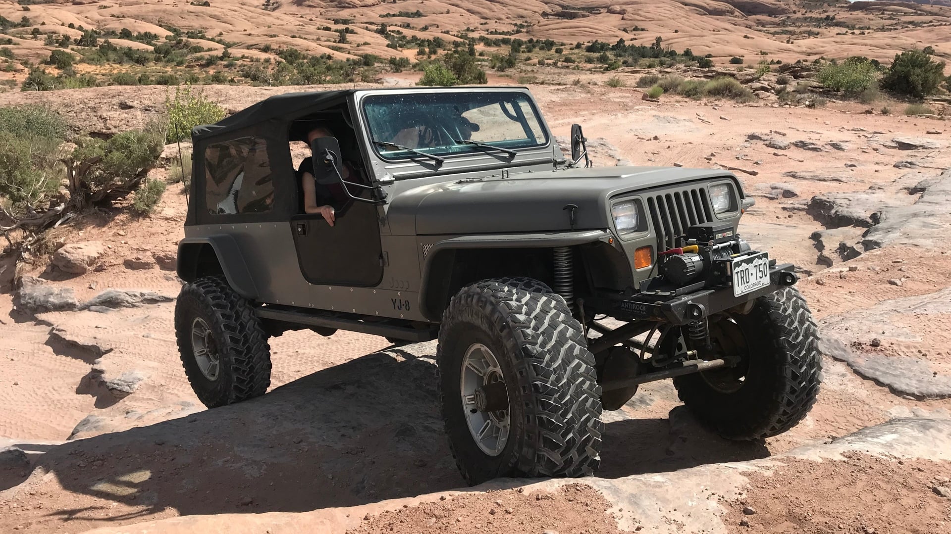 1987 Jeep Wrangler YJ on Pro Comp Xtreme MT2