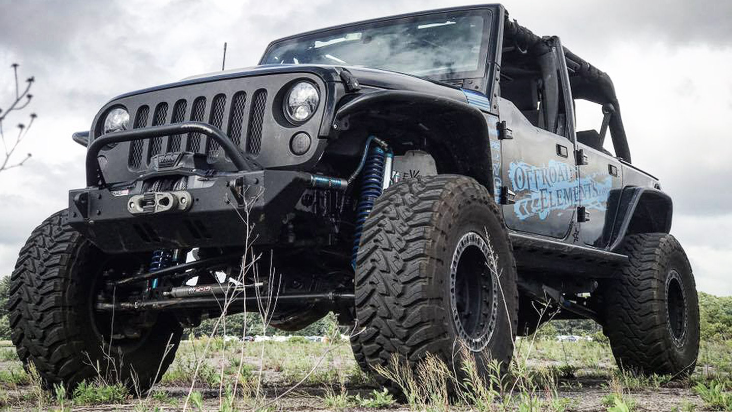2008 Jeep Wrangler on Off Road Only parts