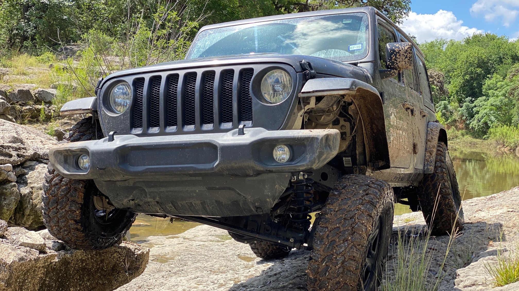 2018 Jeep Wrangler JLU on Pro Comp Xtreme MT2