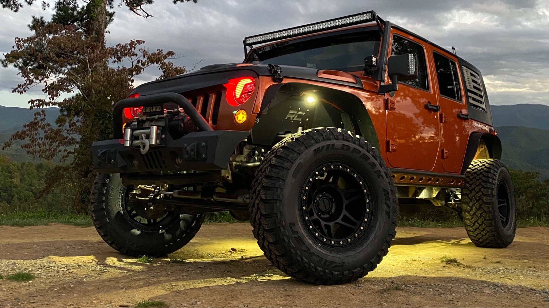 2010 Jeep Wrangler JKU on Falken WildPeak