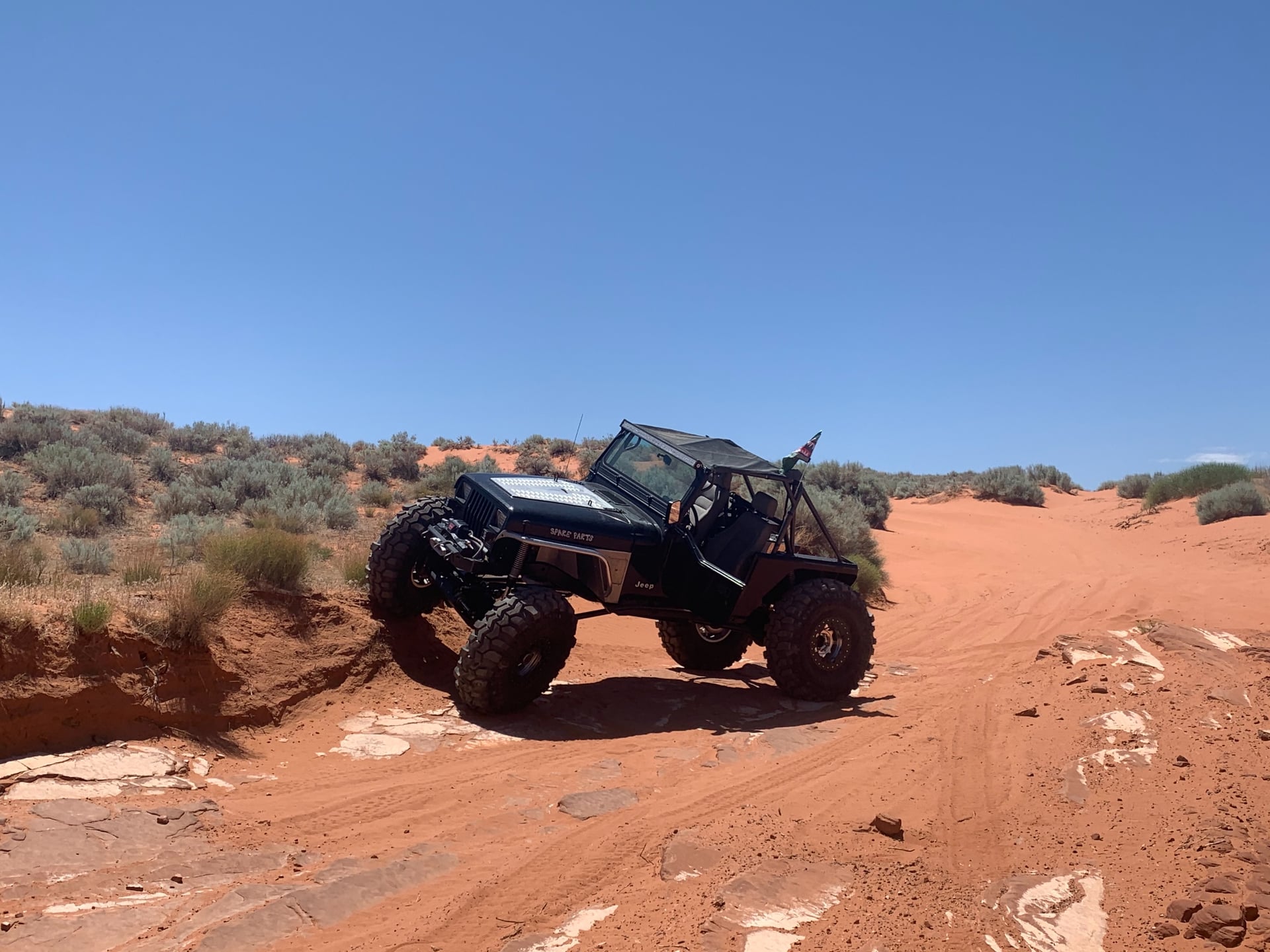 1989 Jeep Wrangler YJ on Busted Knuckle Off Road parts