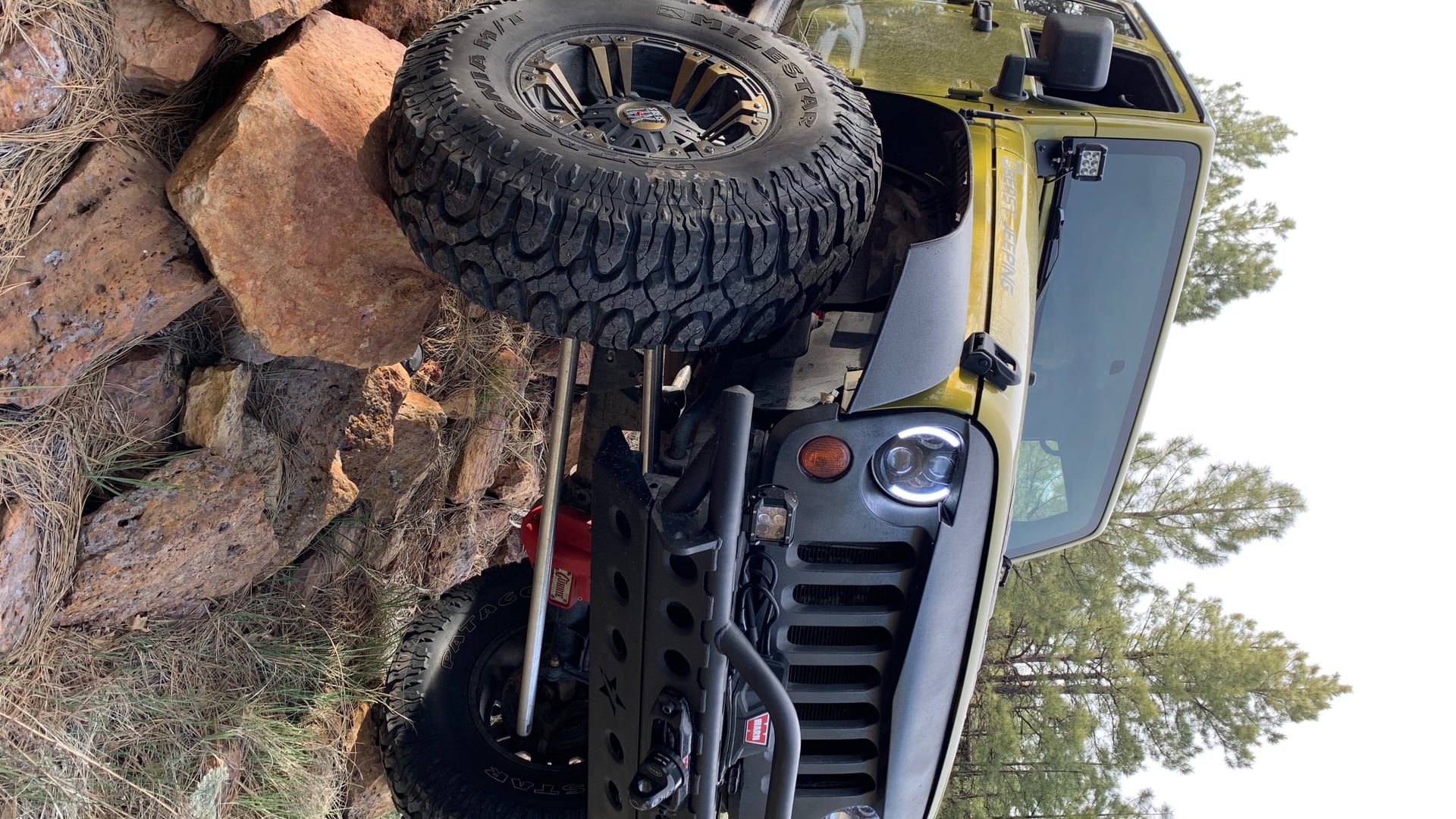 2008 Jeep Wrangler JKU on Warn VR12