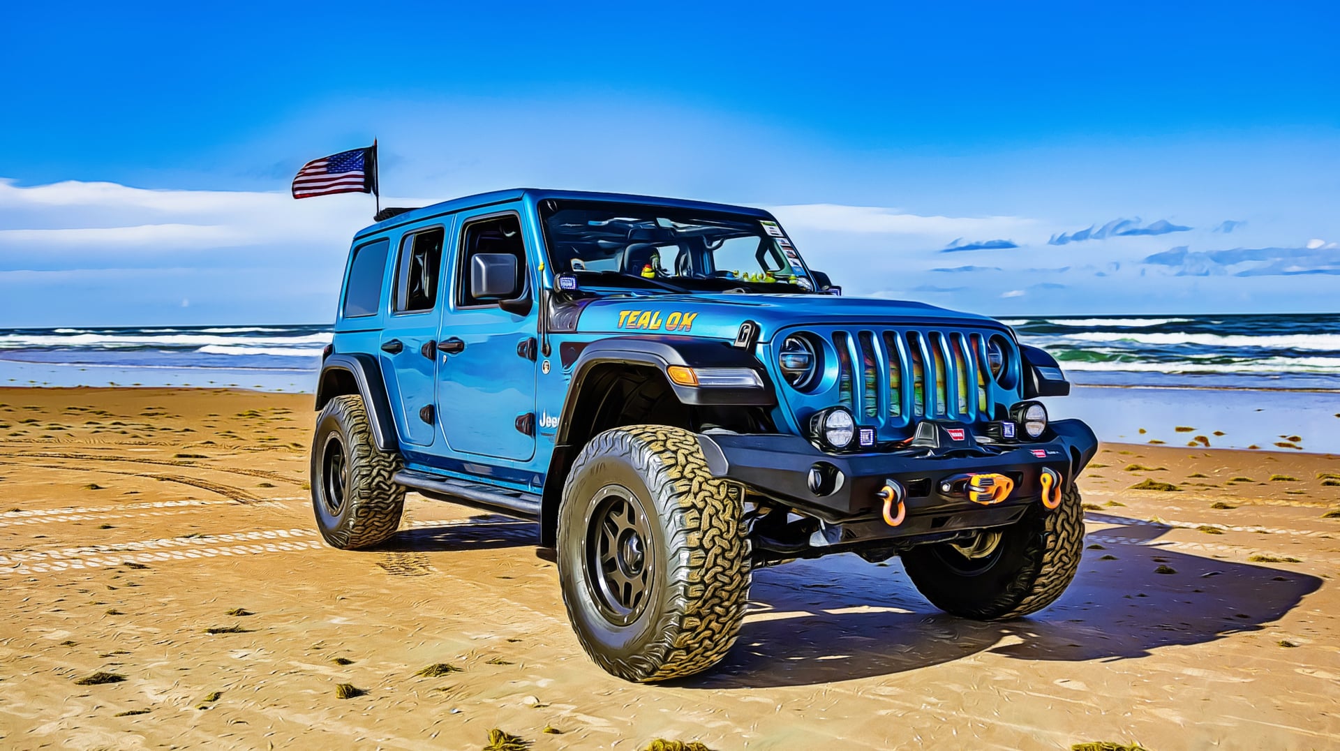 2020 Jeep Wrangler JLU on Fox steering parts