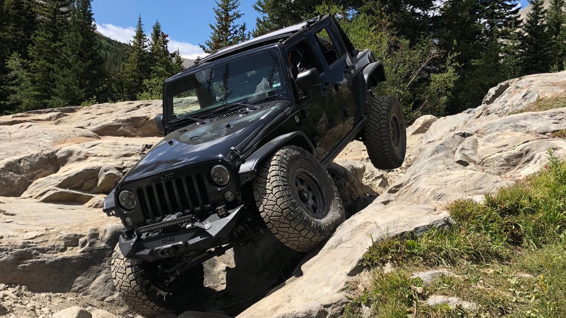 2014 Jeep Wrangler JKU on Excessive Industries parts