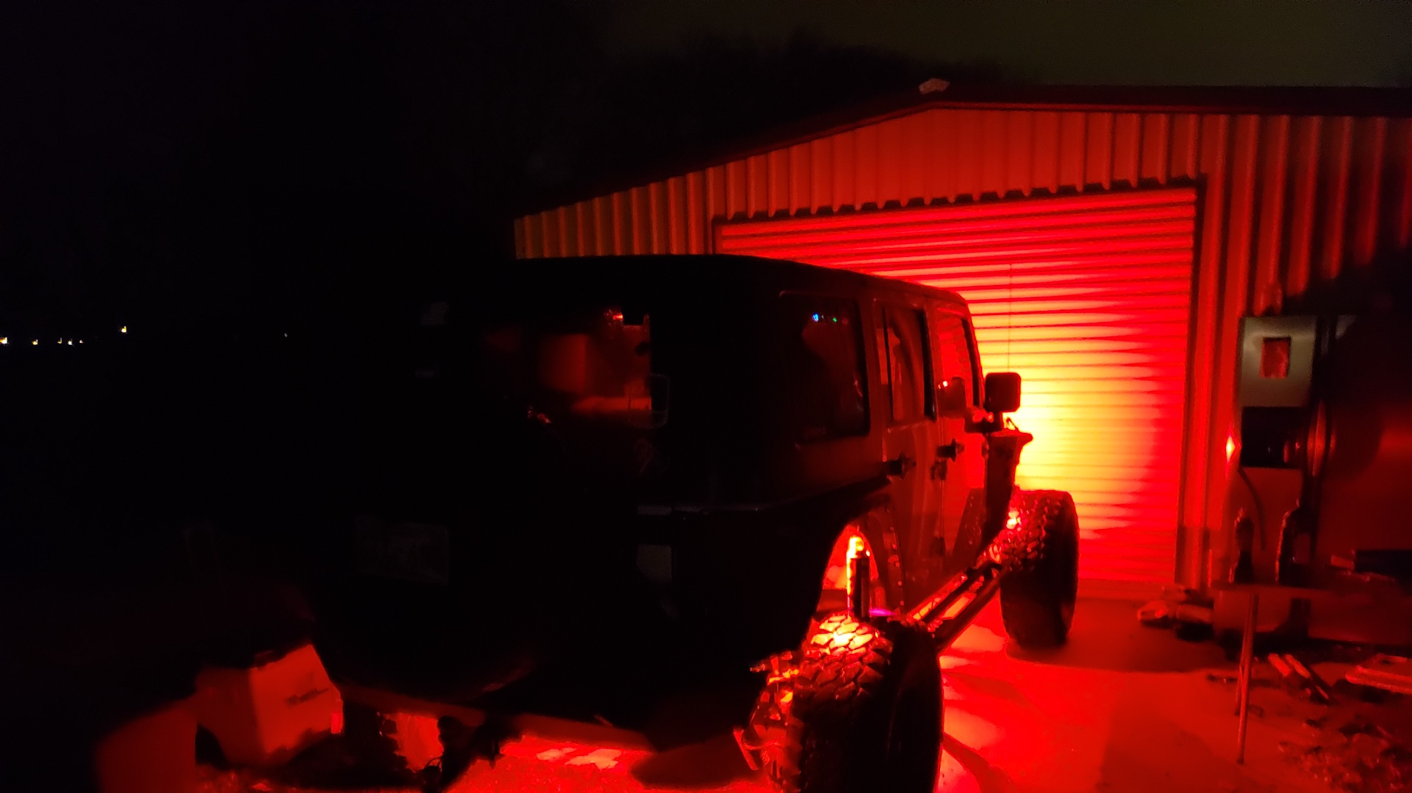 2009 Jeep Wrangler JKU on Drake Offroad parts
