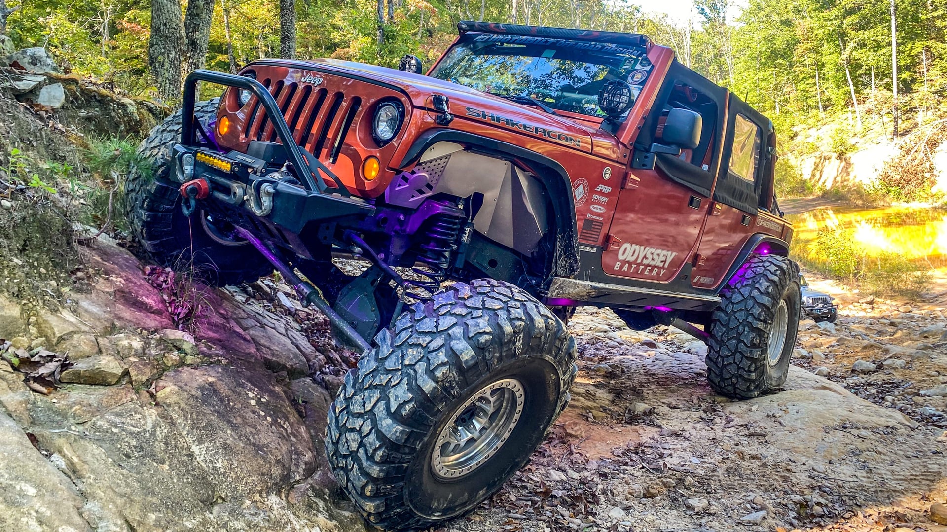 2009 Jeep Wrangler JKU on Drake Offroad parts