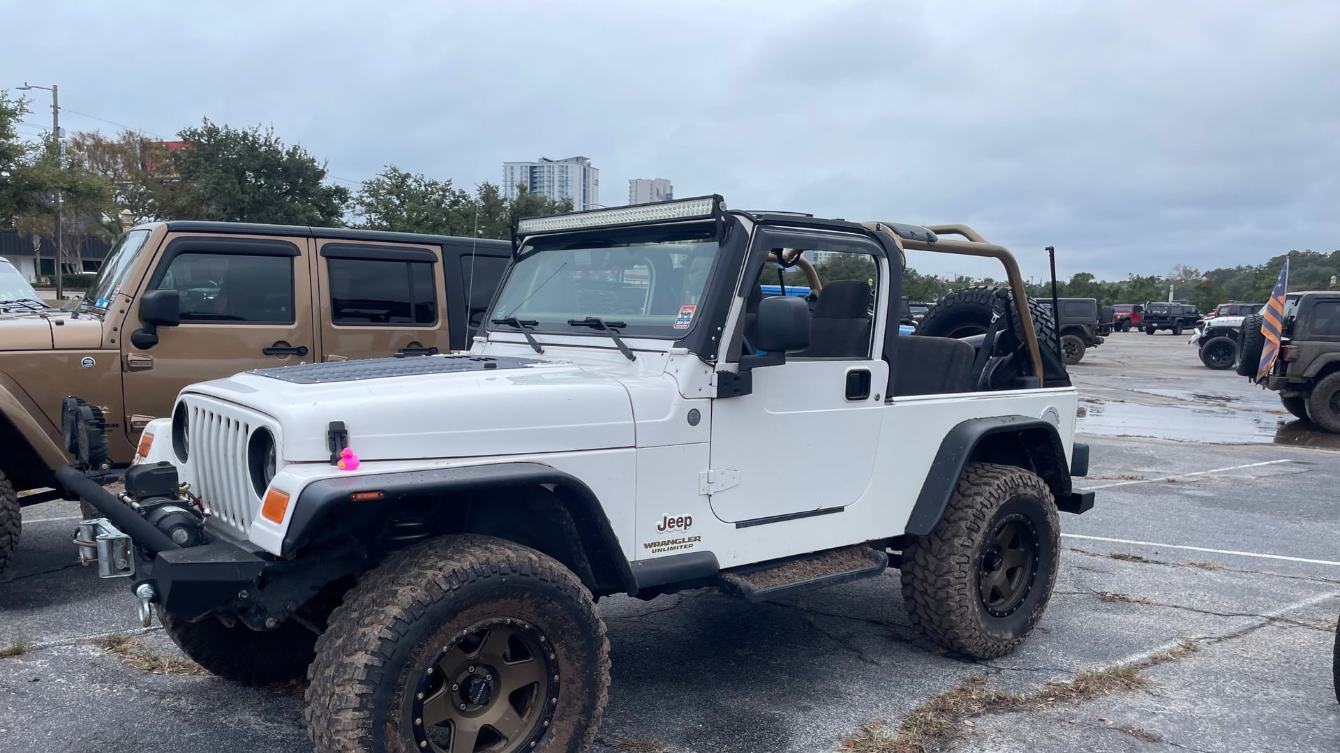 2004 Jeep Wrangler LJ on Rubicon Express parts