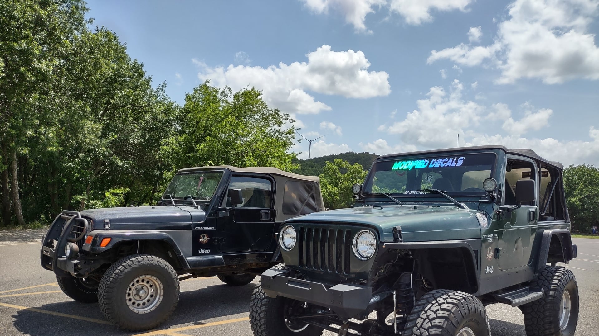 2000 Jeep Wrangler TJ on Advanced Adapters parts