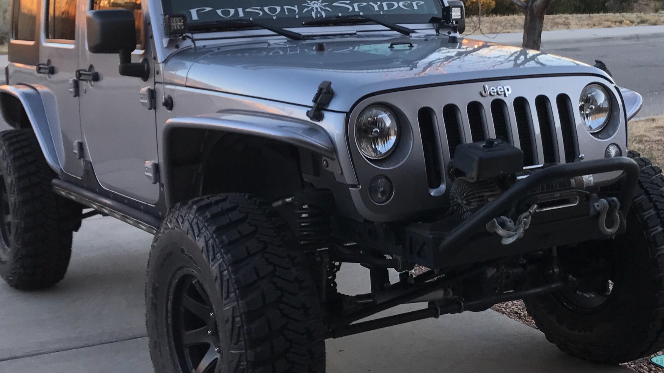 2013 Jeep Wrangler JKU on Crawler Conceptz parts