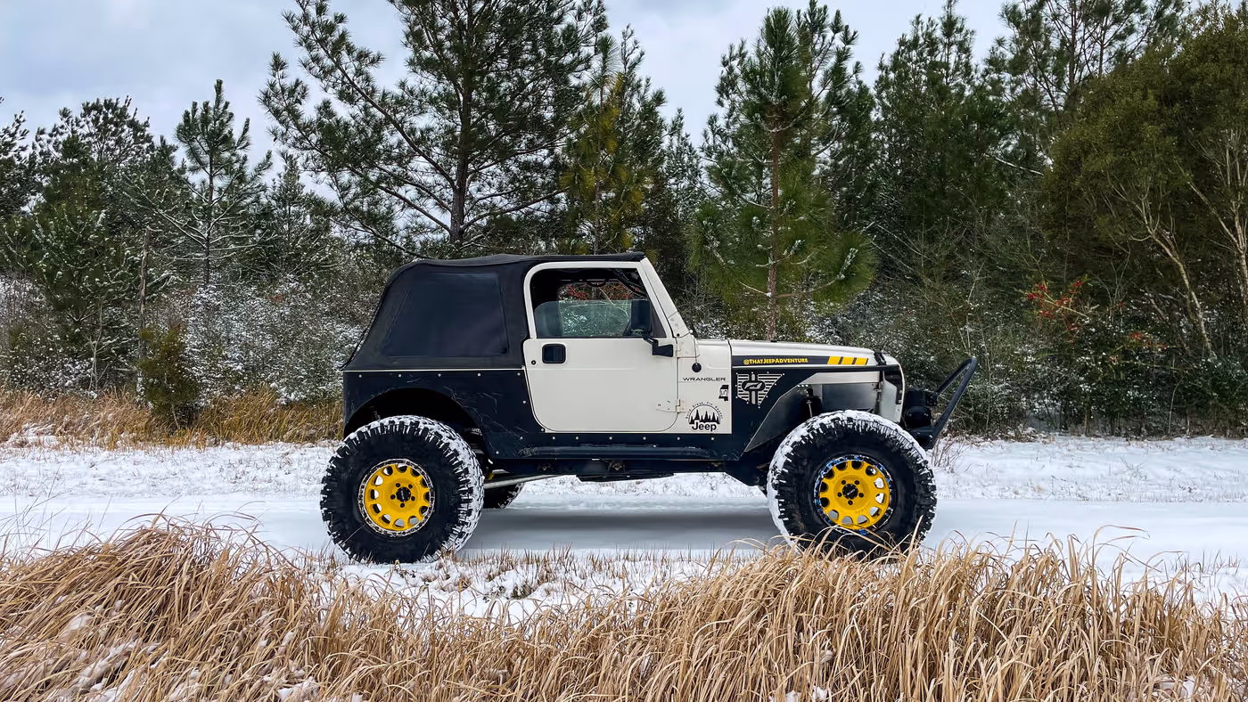 1997 Jeep Wrangler TJ on Busted Knuckle parts