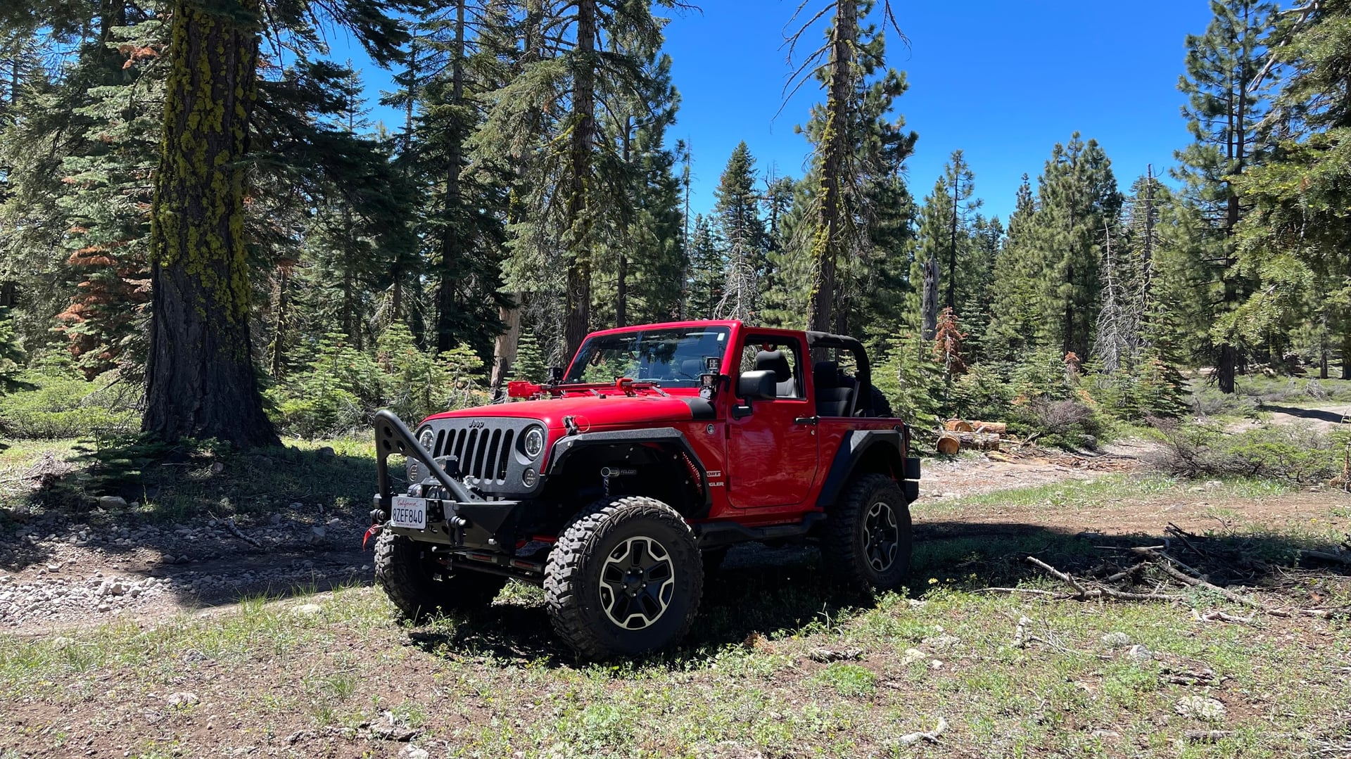 2012 Jeep Wrangler JK on American Trail Products parts