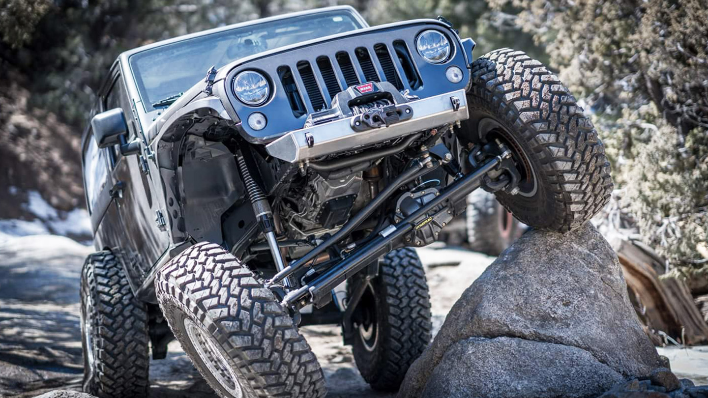 2017 Jeep Wrangler JK on Ballistic Fab parts