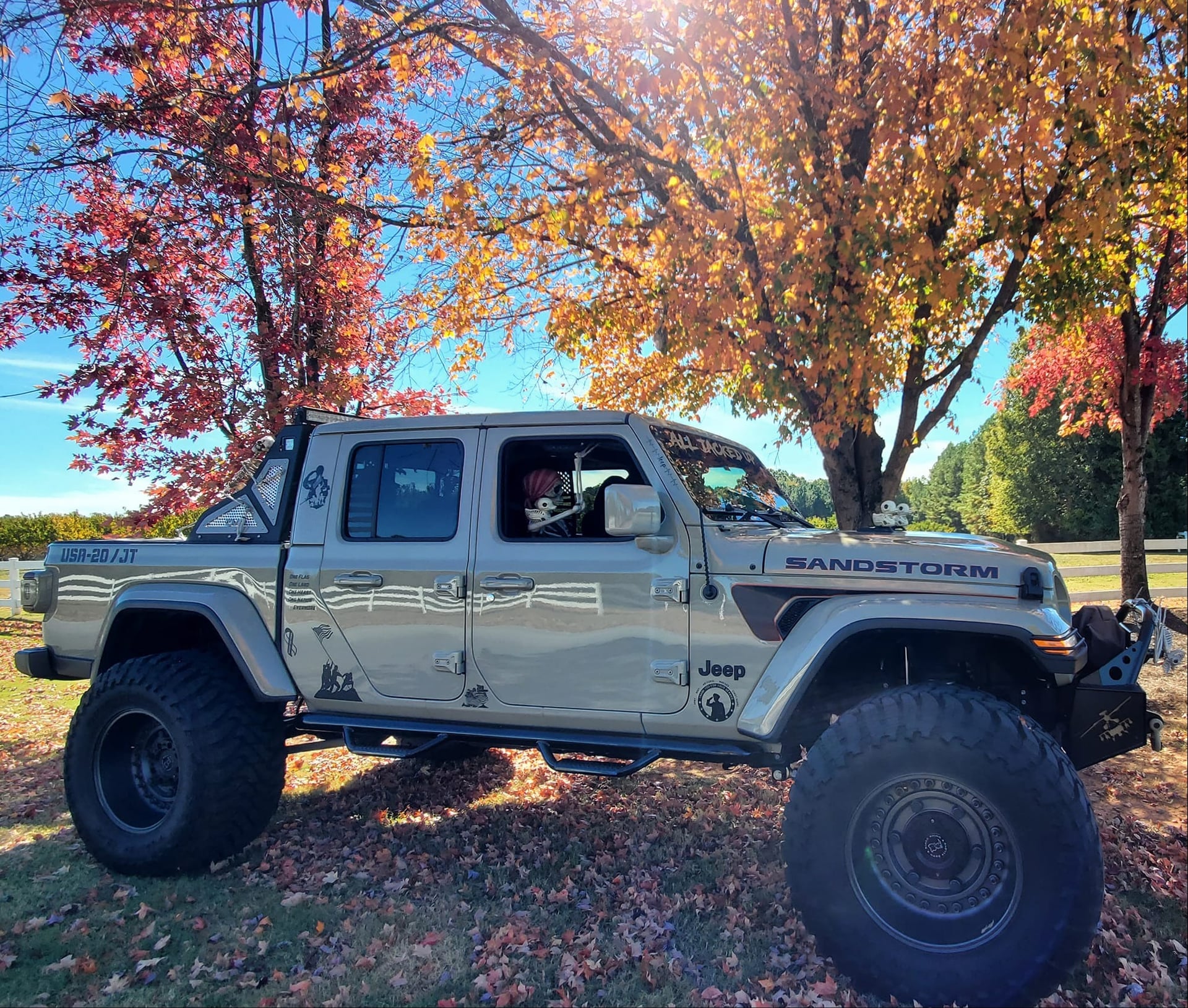2020 Jeep Gladiator JT on Rubicon Express parts