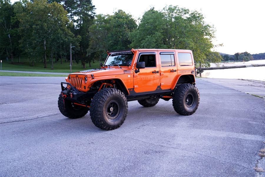 2012 Jeep Wrangler JKU on Rock Solid Fab parts