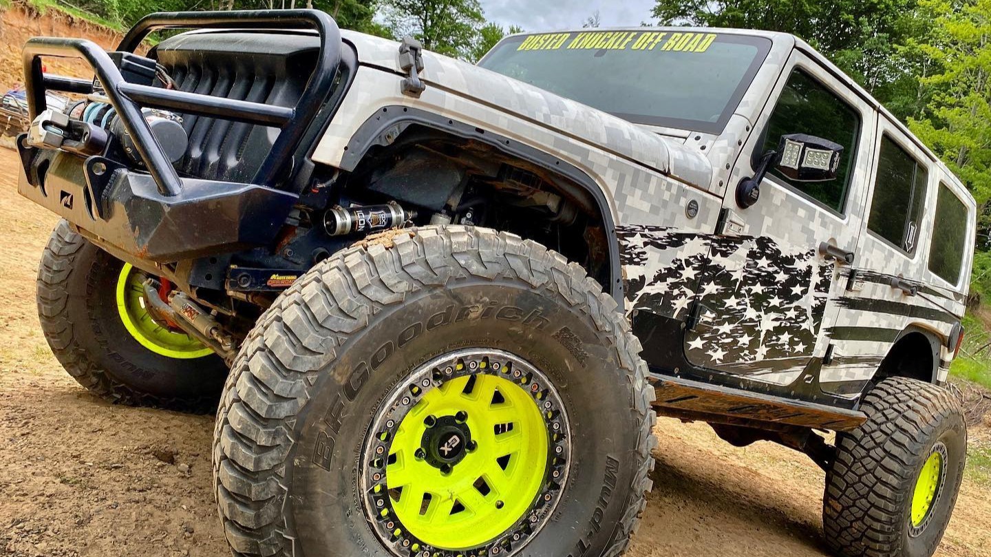 2008 Jeep Wrangler JKU on Icon Vehicle Dynamics parts