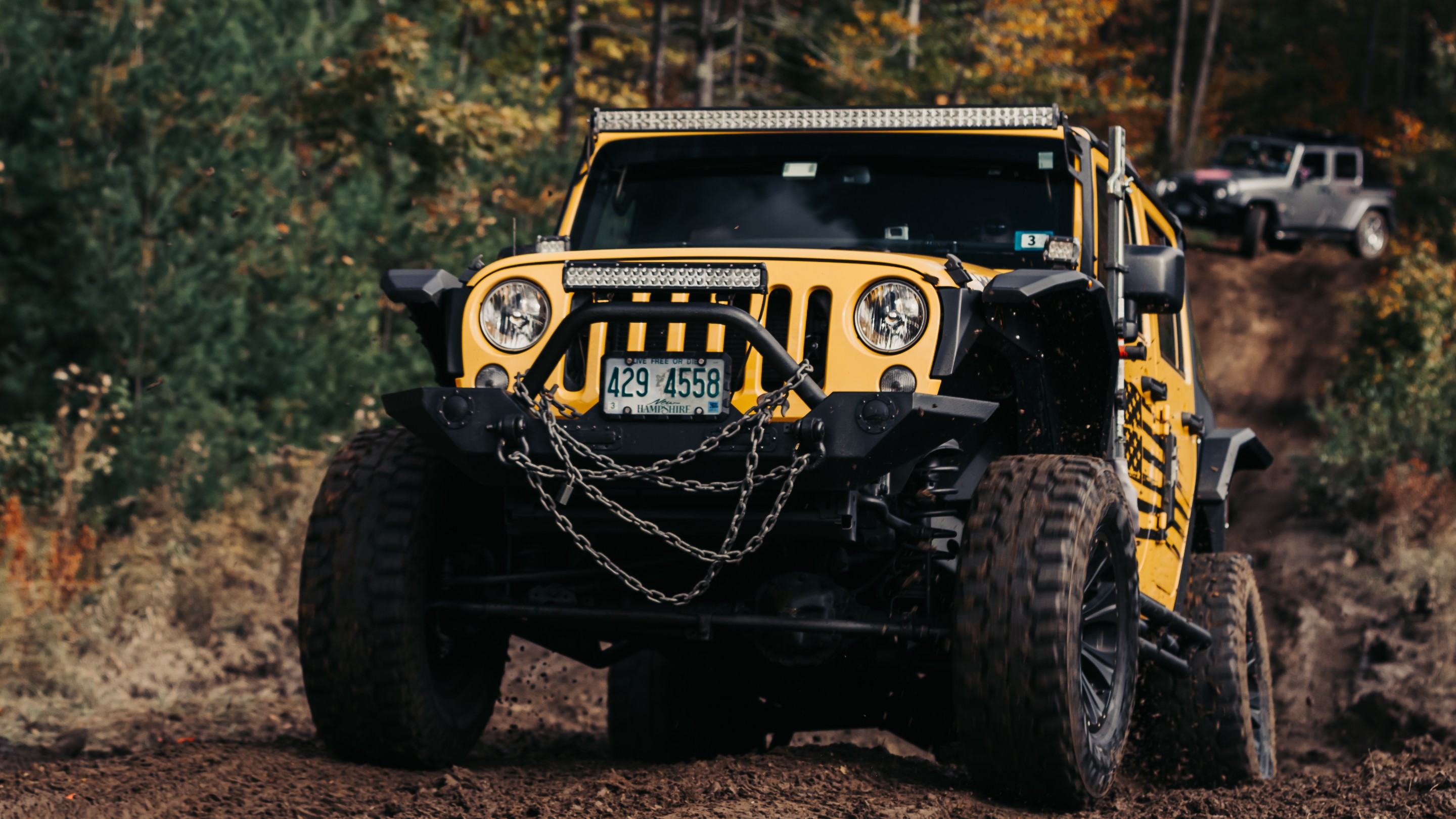 2015 Jeep Wrangler JKU on Drake Offroad parts