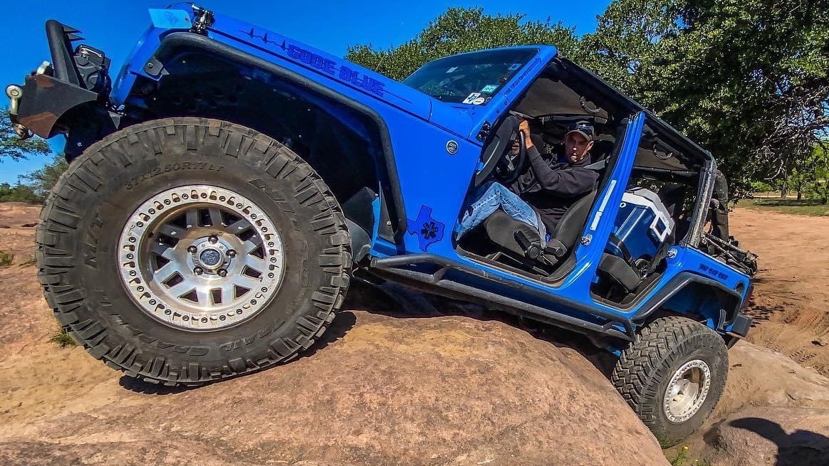 2012 Jeep Wrangler JKU on Infinite Offroad parts