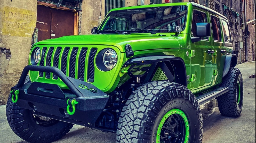 2018 Jeep Wrangler JLU on Infinite Offroad parts