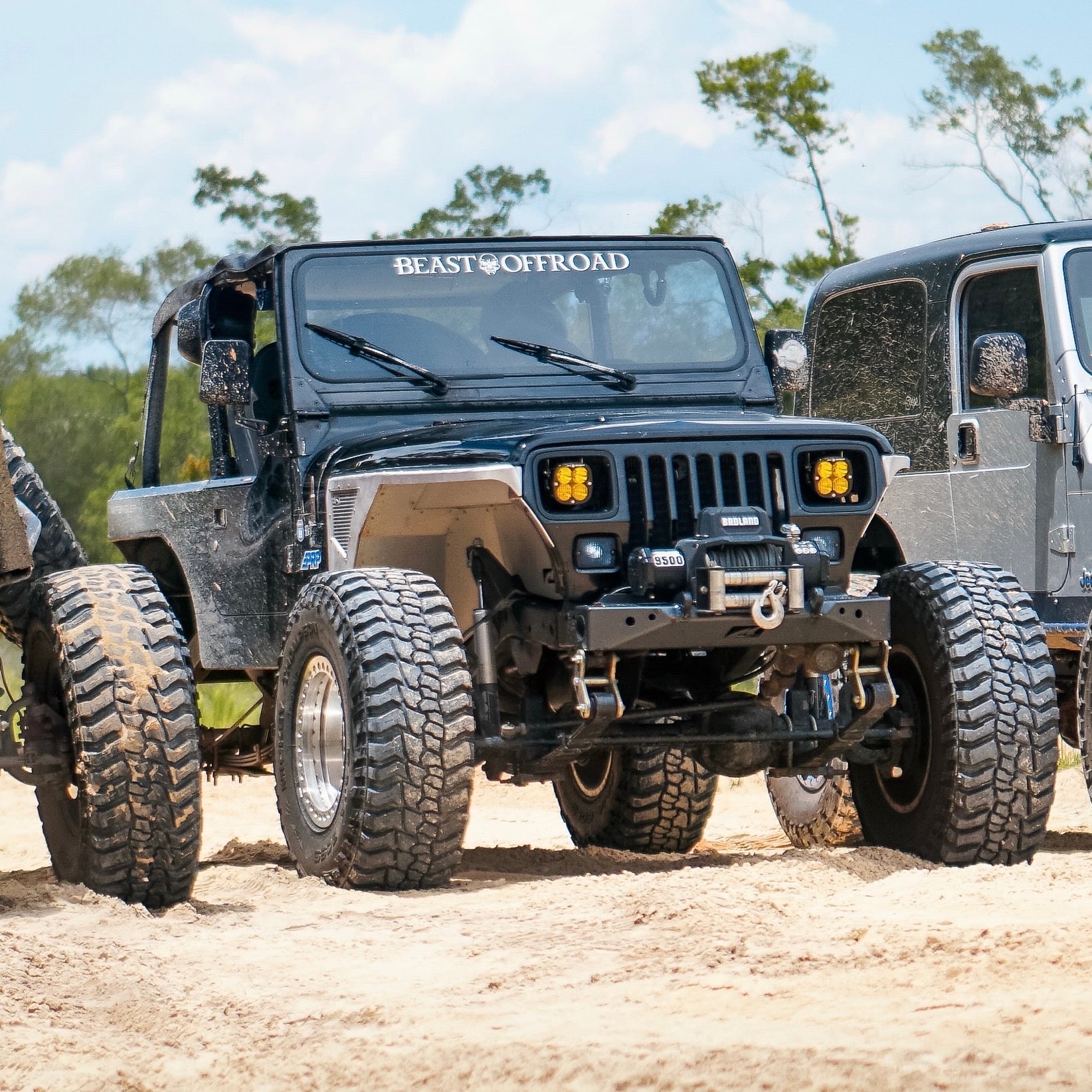 1992 Jeep Wrangler YJ on Yukon parts
