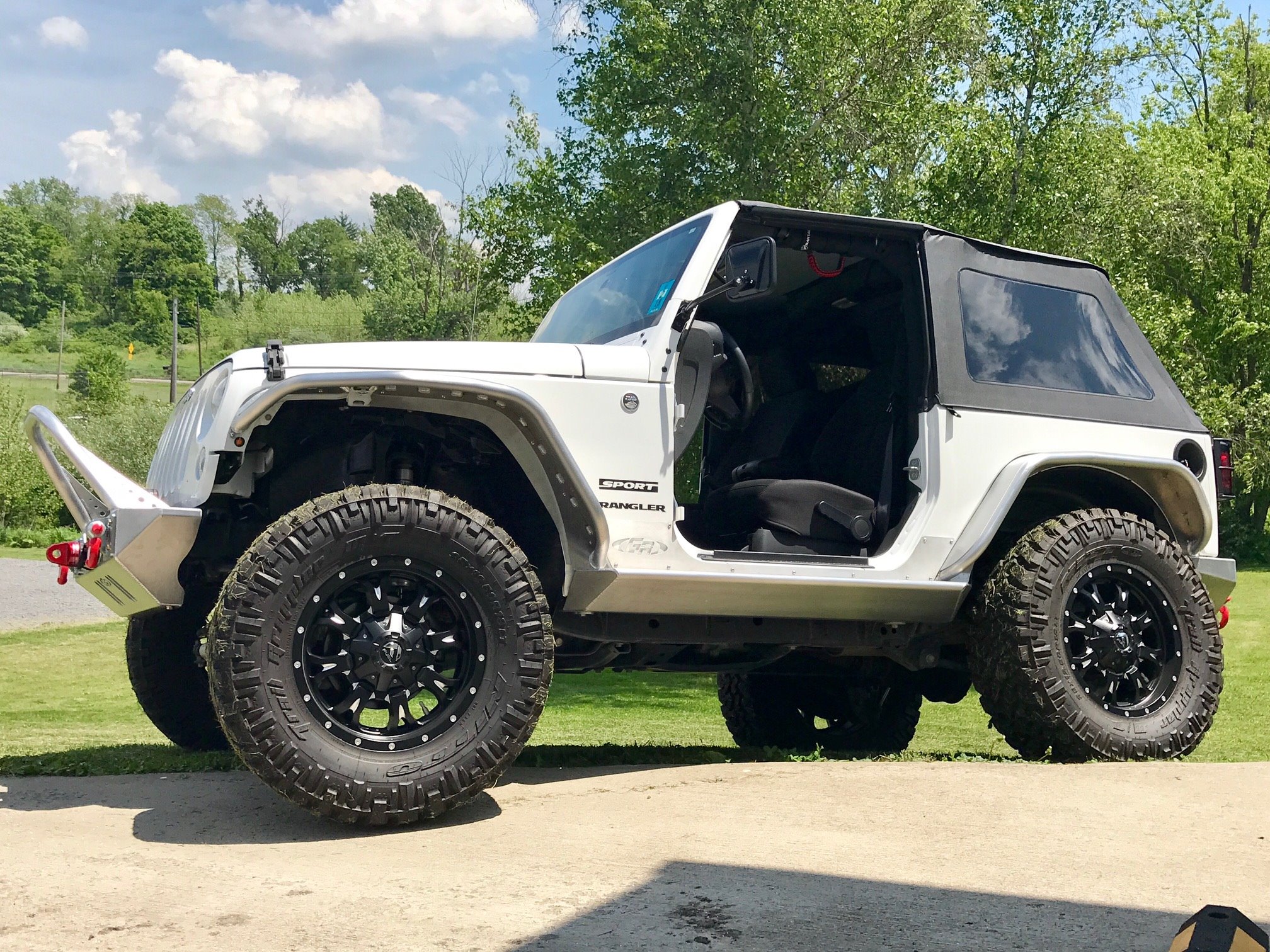 2014 Jeep Wrangler JK on Carolina Metal Masters parts