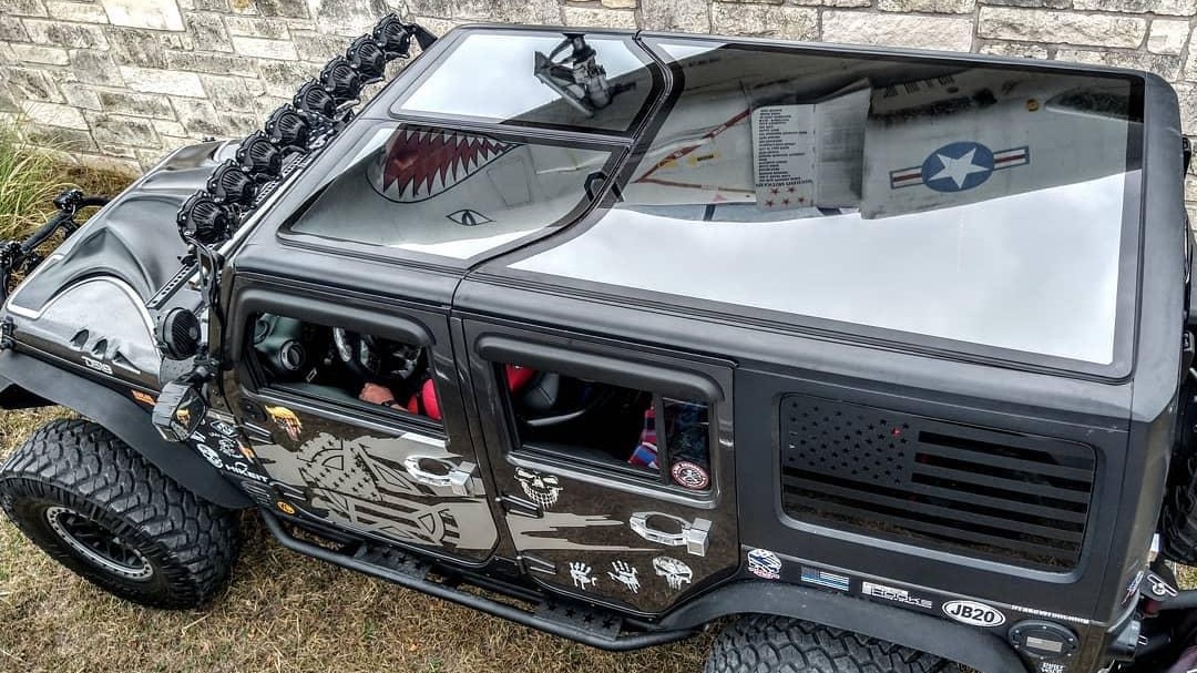 2017 Jeep Wrangler JKU on Diabolical Inc. parts