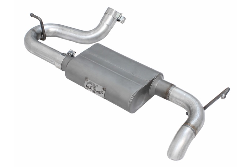 AFE Scorpion 2.5in Aluminized Steel Axle-Back Hi-Tuck Exhaust System