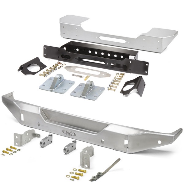 GenRight Jeep JL Aluminum Ultra Clearance Front & Rear Bumper Package