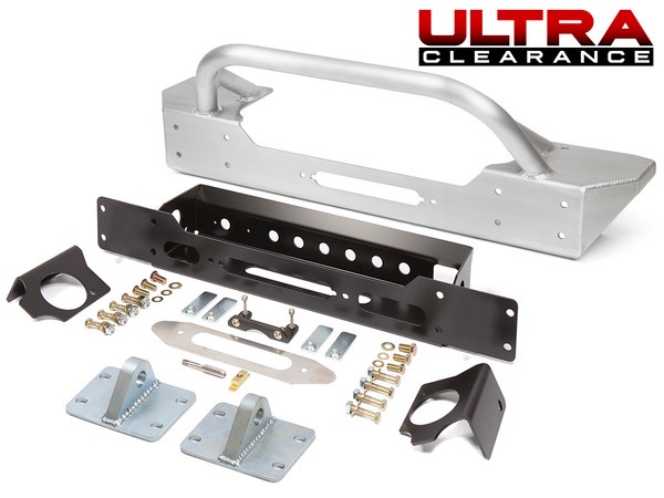 GenRight Ultra Clearance JK Lo-Pro Winch Guard Front Bumper