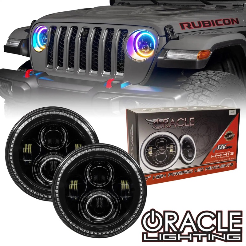 Oracle 7" High Powered LED Headlights