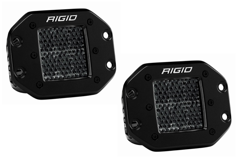 Rigid Industries D Midnight Pro Spot Diffused LED Light Flush Mount