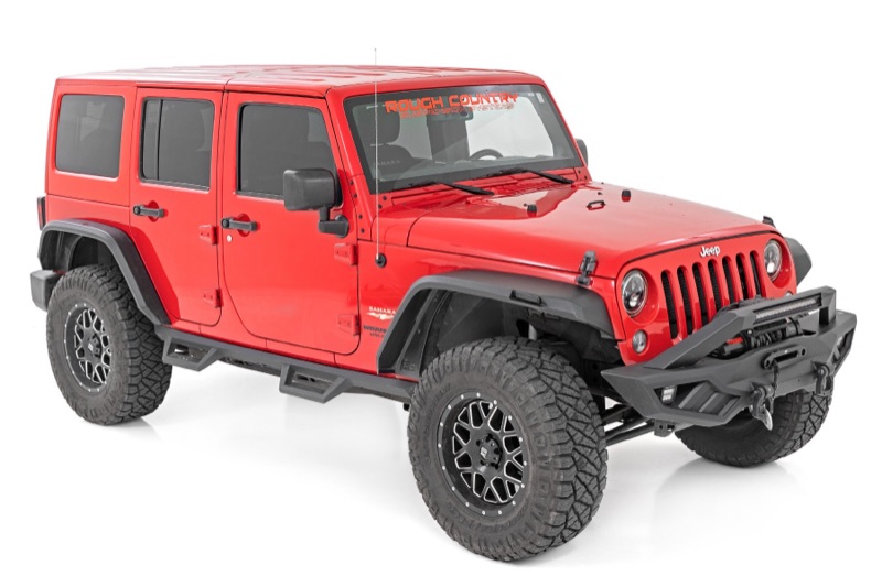 Rough Country High Clearance LED Flat Fender Flare Kit